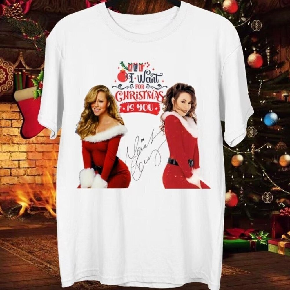 Mariah Carey Tshirt All I Want For  Is You Tshirt